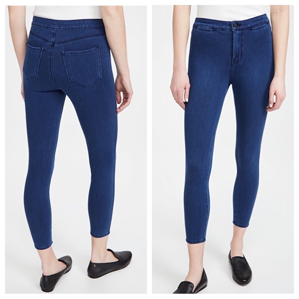 NEW L'AGENCE‎ Yasmeen High Rise Skinny Ankle Jeans River Blue Dark Wash Size 24